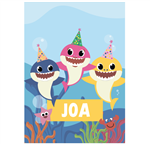 Bolsita sobre Pers. Baby Shark
